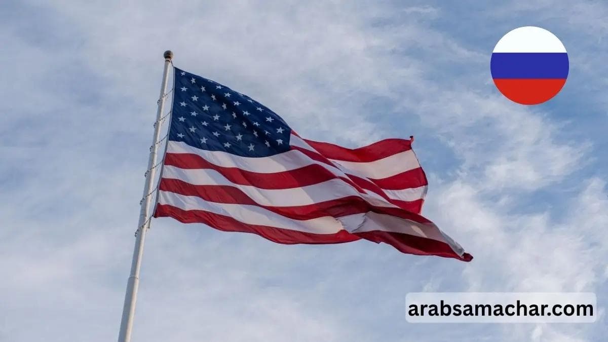 USA and Russia Flag
