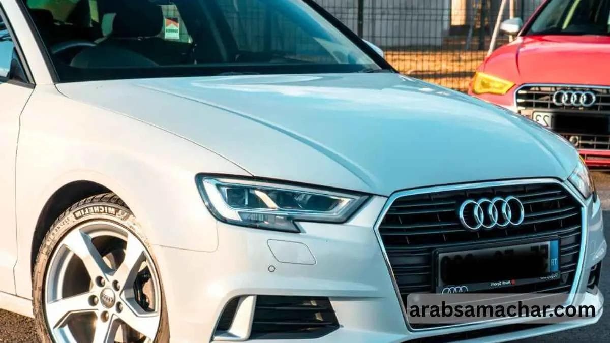Audi car white