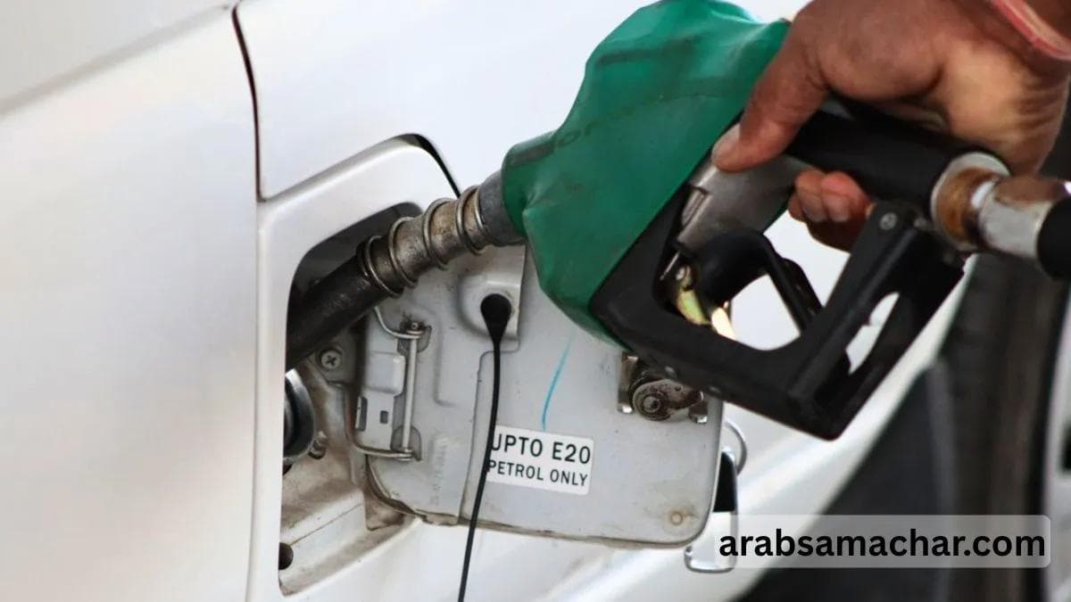 petrol filling in car at gas station